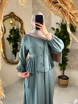 Ensemble Rosa bleu turquoise  3