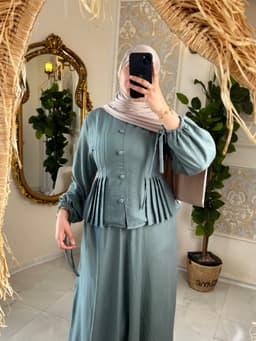 Ensemble Rosa bleu turquoise  1