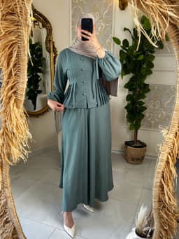 Ensemble Rosa bleu turquoise  2